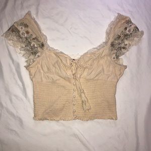 Free People Milkmaid Top